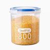 Bocaux Fraîcheur en Plastique Transparent Scellé, Boîtes Alimentaires, Boîtes de Rangement de Cuisine pour Céréales et Céréales, et Bocaux de Rangement