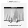 B.JOBSEN Męskie oddychające majtki modalowe typu flat z płaskimi szwami zapobiegającymi wcinaniu 2-pak