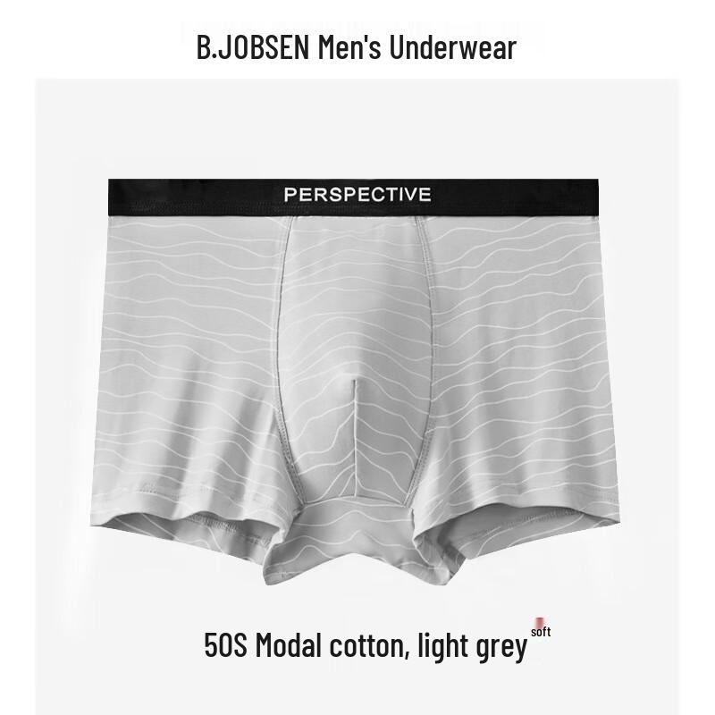 B.JOBSEN Pánské modalové prodyšné ploché slipy proti zařezávání 2-balení