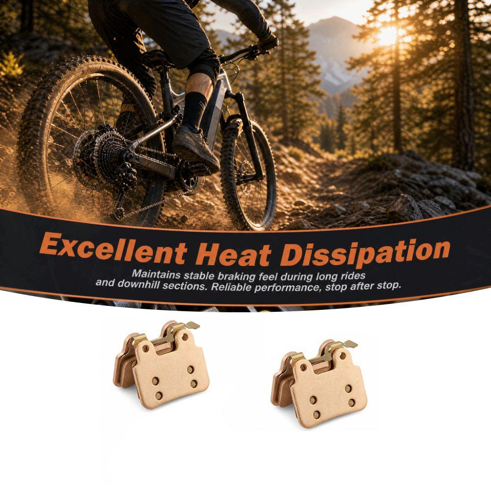 Bicycle Disc Brake Pads for Ridstar Q20/ Q20mini/ Q20 Pro/ Mn26/ H20 Pro/ Dc26 Electric Bikes