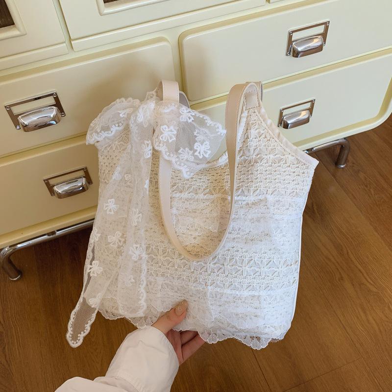 Casual summer versatile personality fashion tote bag female large capacity student class sweet cute shoulder bag