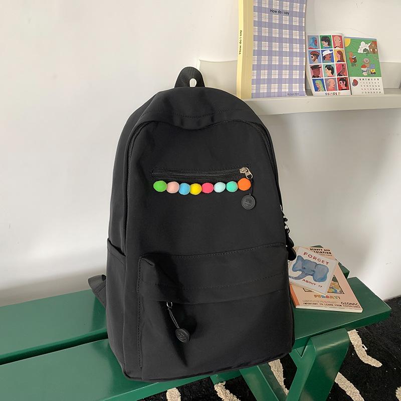 Small fresh and cute girl backpack, new large-capacity casual versatile student backpack