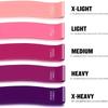5-Piece Multicolor Stretch Bands Set - 60×5cm (23.62×1.97in) High-Elastic Latex Material, 5 Tension Strengths