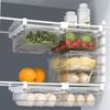 Transparent Refrigerator Hanging Organizer Pull Out Food Storage Box Fresh Keeping Fruit Packaging Slide Drawer Style Boxes Rack
