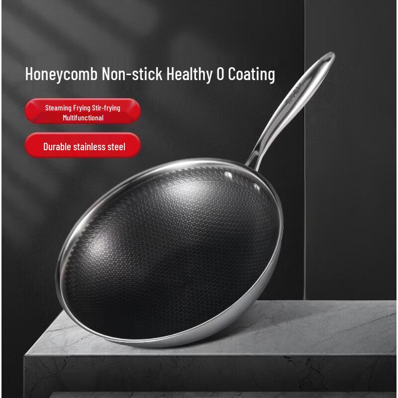 BTSM 32cm Multi-function Wok with Steamer