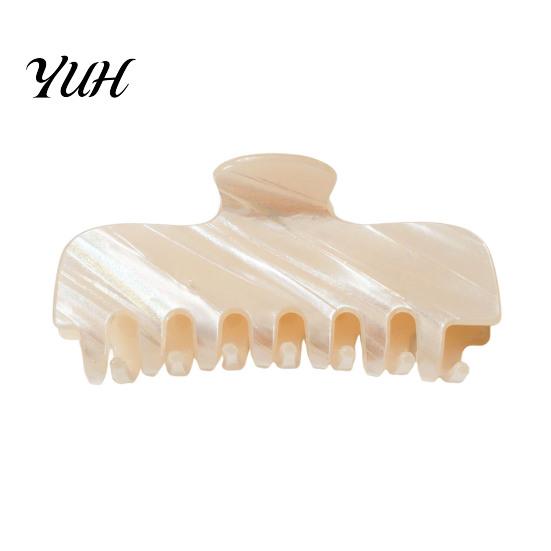 Professional Hair Styling Clips Pearlescent Claw Clip, Non-Slip Clip for Women, Elegant Strong Lightweight Jaw Hold Accessories Styling, Decorative