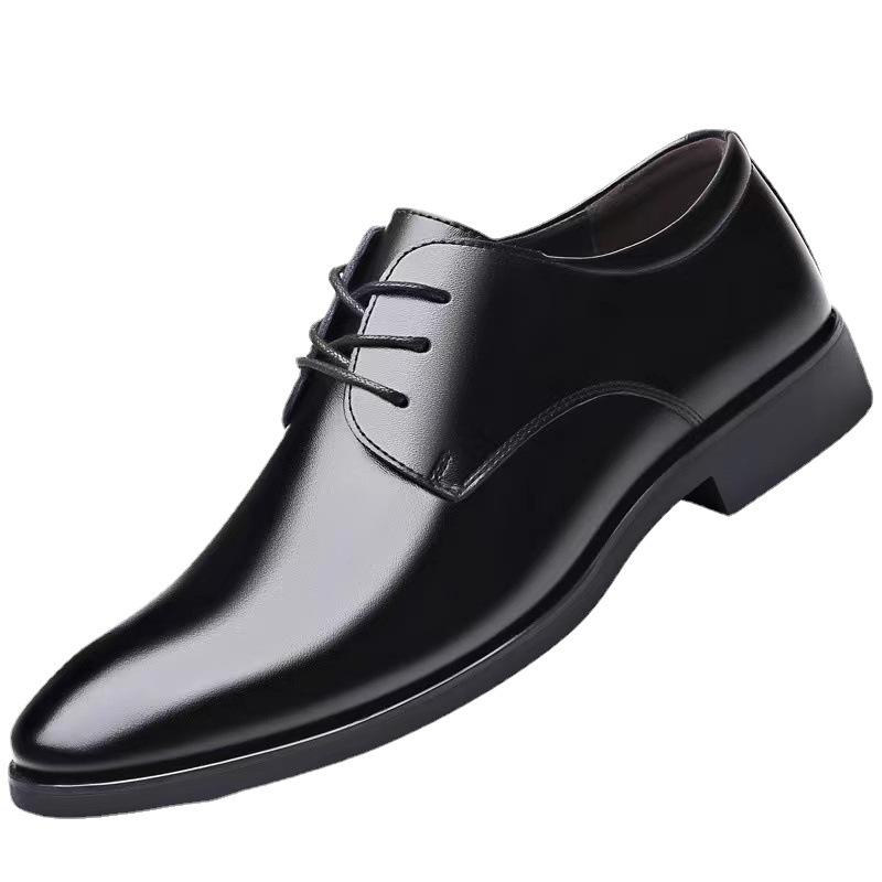 Men's Shoes Black Leather Formal Shoes for Men Oxfords Male Wedding Party Office Business Shoe Man Plus Size