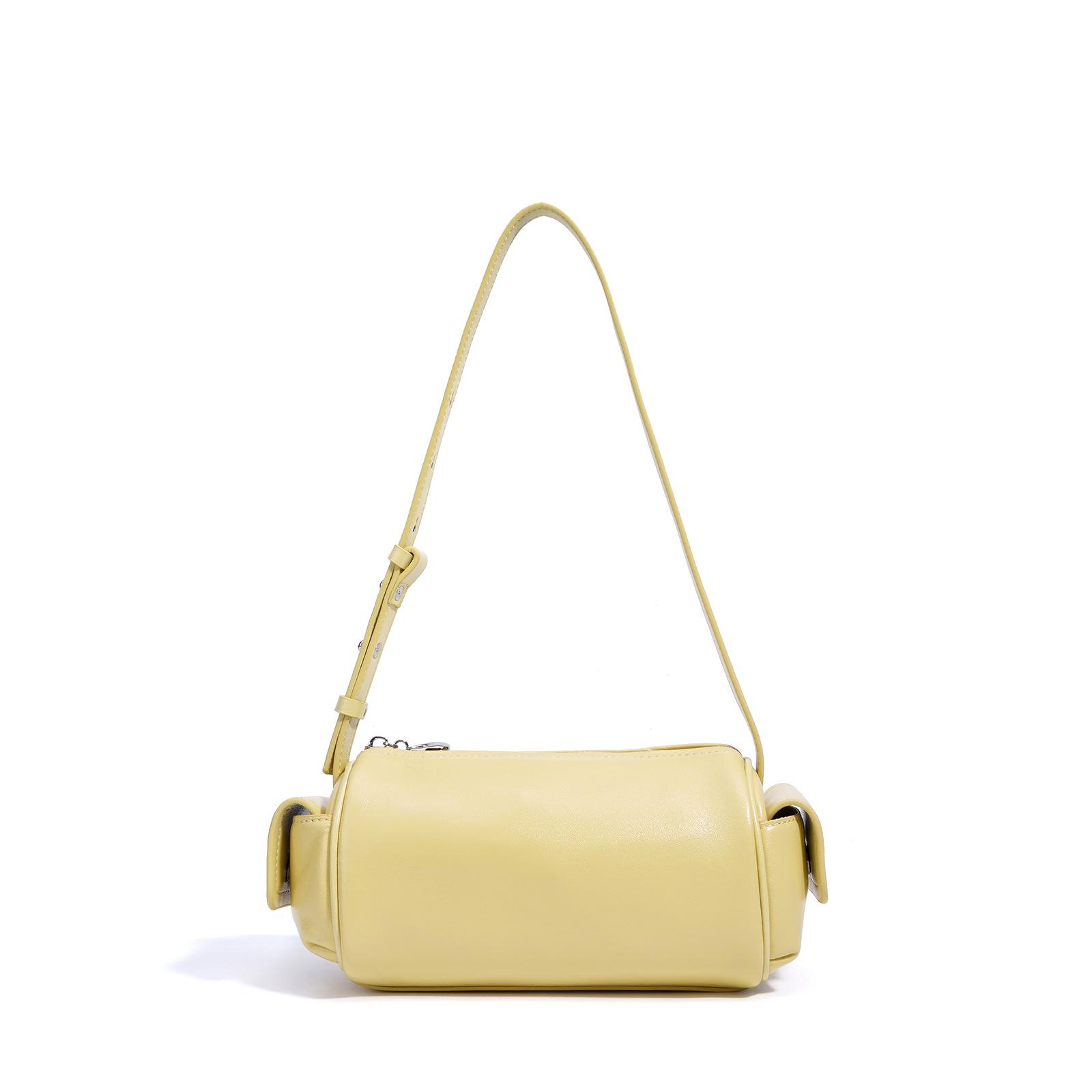 

2025 новый нишевый дизайн кожаный чехол для ручек сумка под мышкой мини маленькая квадратная сумка высококлассная сумочка сумка из овчины