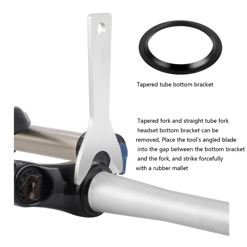Professional Bicycles Fork Crown Race Removal Tool for Straight and Tapered Forks Stainless Steel Precisions Machining