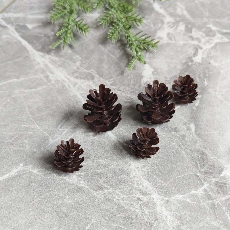100 Pcs Artificial Plants Fake Pine Cone Christmas For Festival Wedding Party Home Gift Navidad