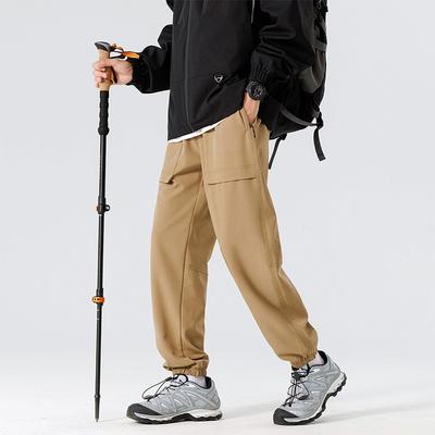 Pants Men's Spring and Autumn New Men's Casual Overalls Loose and Versatile Sports Corset Paratrooper Pants