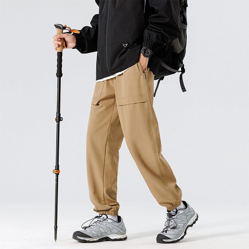 Pants men's spring and autumn new men's casual overalls loose and versatile sports corset paratrooper pants