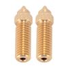 10pcs 3D Printer Extruder Brass Nozzles High Temperature Resistance Wear Resistant for Creality K1