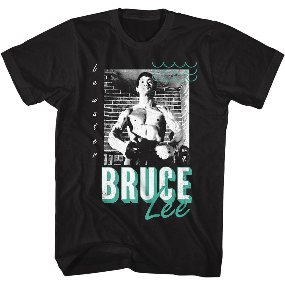 Bruce Lee Greenwater Black Icon Shirt M