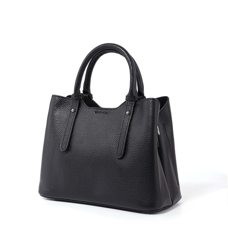 

Women s bag new simple and versatile handbag large-capacity tote bag commuter shoulder bag women чёрный