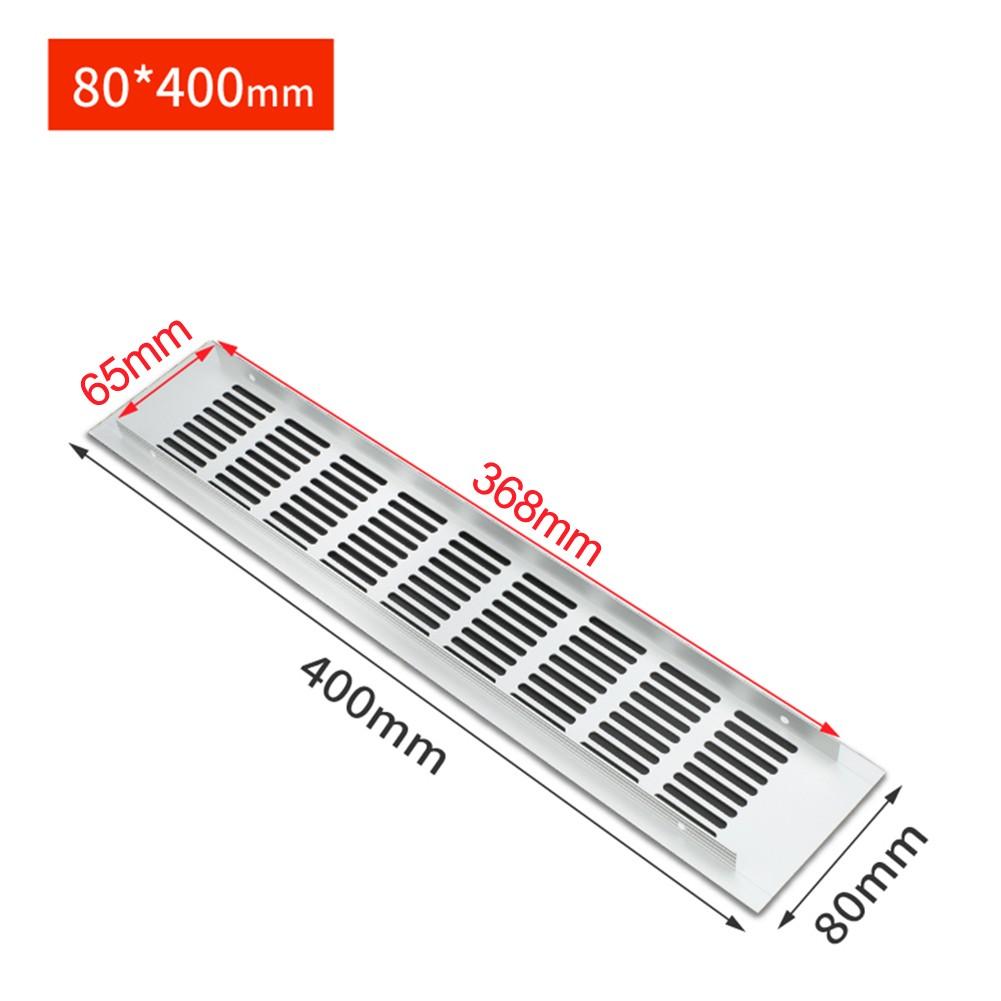 Конструкция из алюминиевого сплава Вентиляционная решетка Алюминиевая вентиляционная крышка 80x400mm