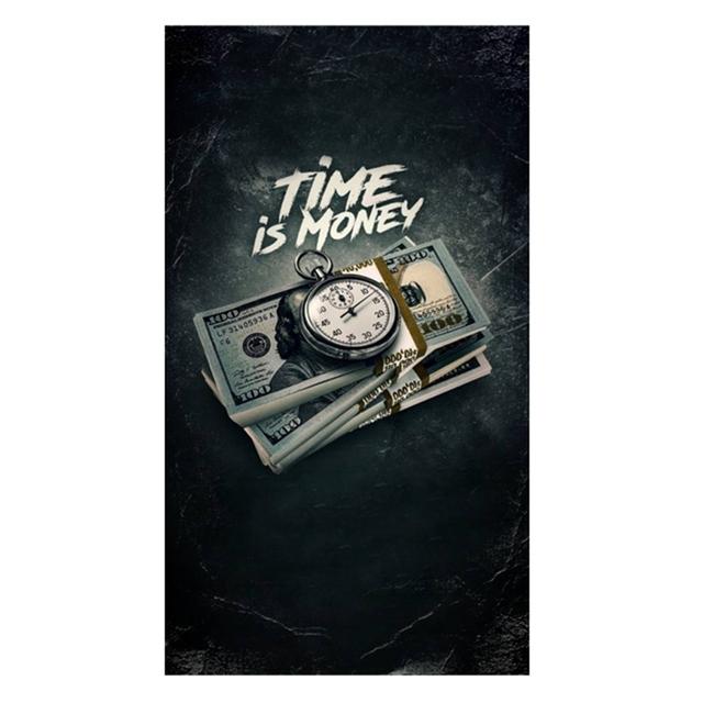 

Винтажное время-деньги, модульная картина на холсте, настенные постеры и принты, скандинавская настенная картина для декора гостиной 20*40cm