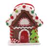 Festive Gatherings Christmas House Pendant Festive Ornament Charming Clay House Ornament 8*8*8cm Delightful Addition