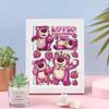 Kuromi Cartoon Diamond Painting Kit: Peace & Joy DIY Gift for Students and Kids.