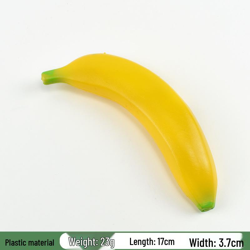 Plastic PU Banana Model for Display and Teaching Props