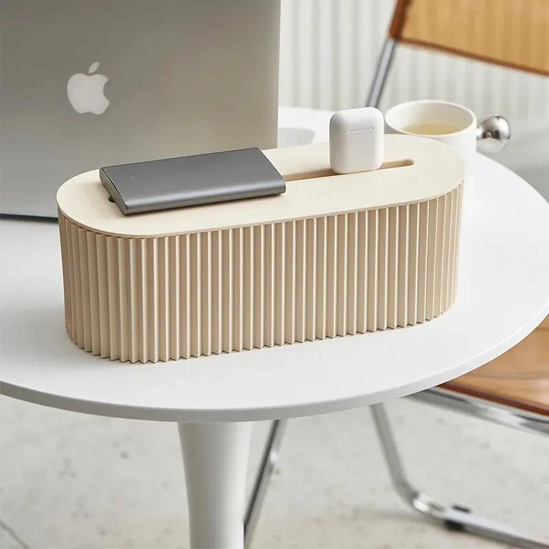 Nordic Stecker Bord Lagerung Box Kabel Draht Organizer Fall Buchse Drahtlose WiFi Router Armband Desktop Daten Linie Stecker Halter Regal