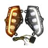LED Fog Lights For Toyota RAV4    DRL Daytime Running Lamps White Yellow Turn Signal Lamp Assembly Car Accessories