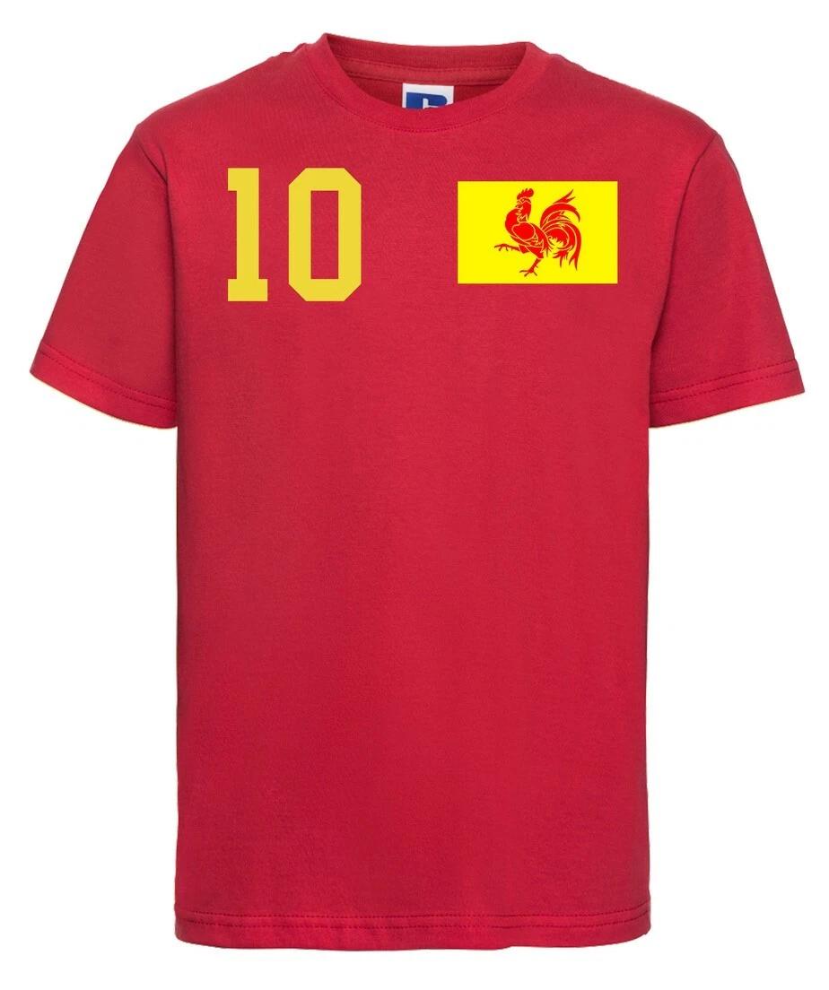 Youth Designz Belgium Kids kids boys T-Shirt with DESIRED NAME + NUMBER Jersey World Cup Belgium 140