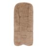 Winter Stroller Seat Cushion, Thick, for Stroller Car Seats and Baby Chairs, with Backrest, Warm, Fluffy, Faux Fur Fabric, Washable, Solid Color, for