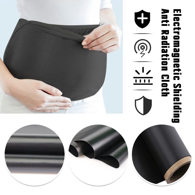 Faraday Rfid Shielding Fabric 4G 5G Wifi Emf Emi High Frequency Electromagnetic Shielding Cloth Copper Anti Radiation Protection