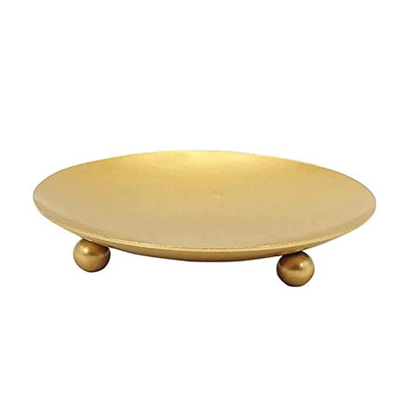 

Железо Черное Золото Подсвечник Поднос Основание Свадебная Вечеринка Праздник Банкет Декоративный Подсвечник Искусство Подарок Чашка Аксессуары для Свечей золотой