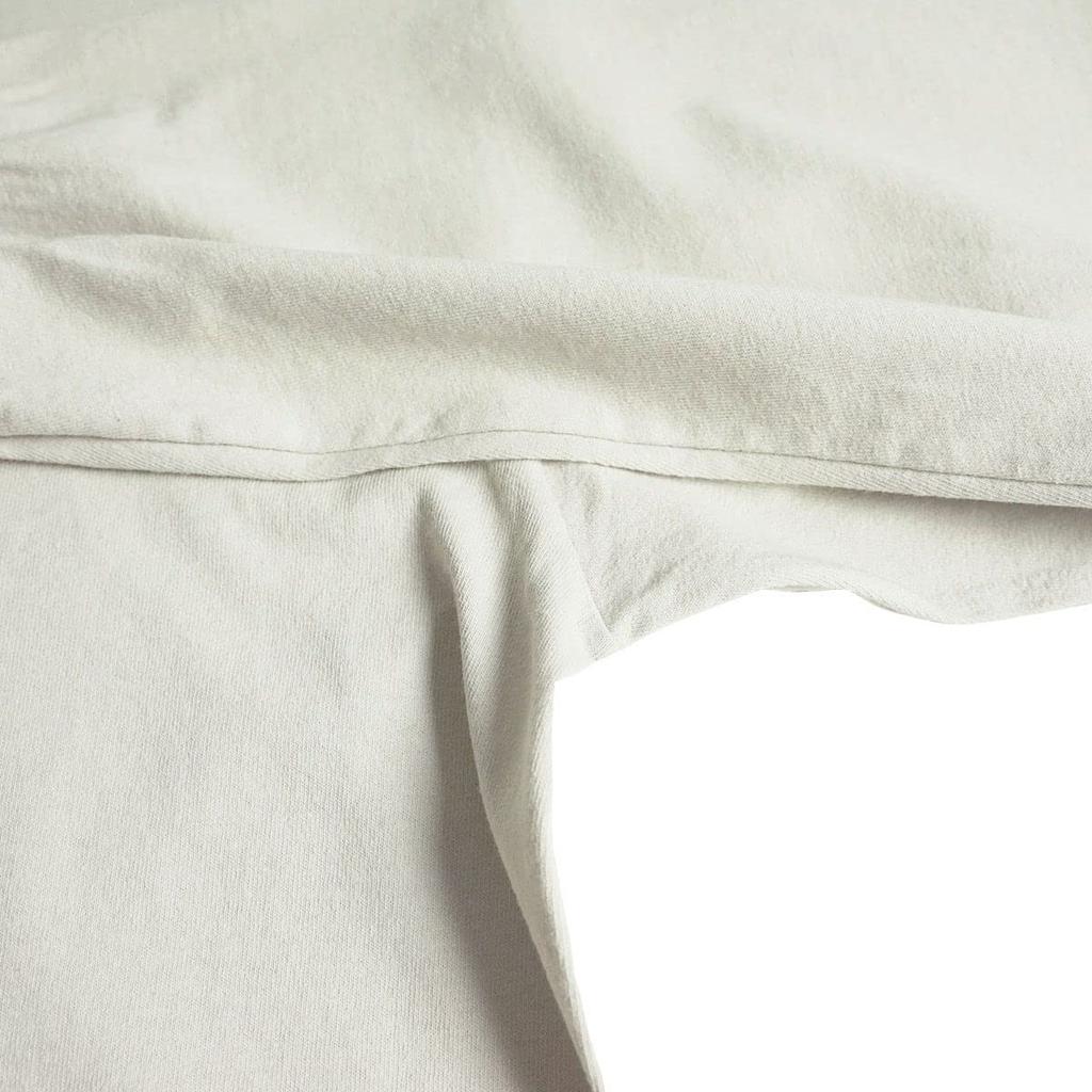 Angeles LOSANGELES APPAREL 1807GD Garment Dye Rundhalsausschnitt Langarm Weiß XXL [Los Apparel] 6,5 oz T-Shirt