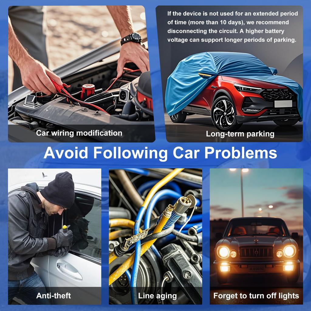 12V 140A Remote Disconnect Switch with Voltage LED Disconnect Switch for and Marine Indicator, Anti-Theft Cars, RVs, ATVs, Trucks,