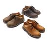 Fashion New Unisex Cowhide Work Shoes for Men and Women  Men's Casual Leather Shoes Platform  Outdoor Homework Women's Shoes Large Size
