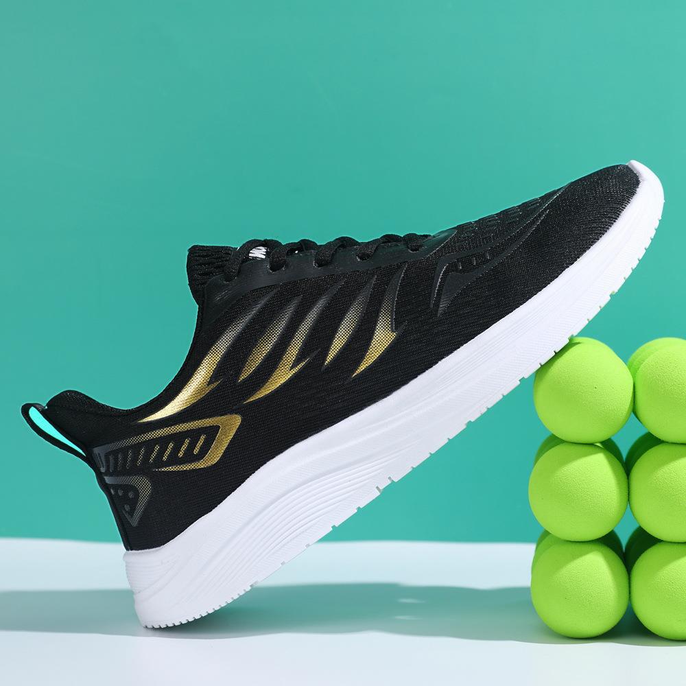 

МОДНАЯ ОБУВЬ, мужские дышащие спортивные кроссовки, спортивные кроссовки для бега, уличные женские теннисные кроссовки для тренажерного зала 39 чёрный