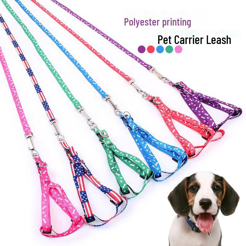 Polyester Printed Dog Leash - Free Shipping