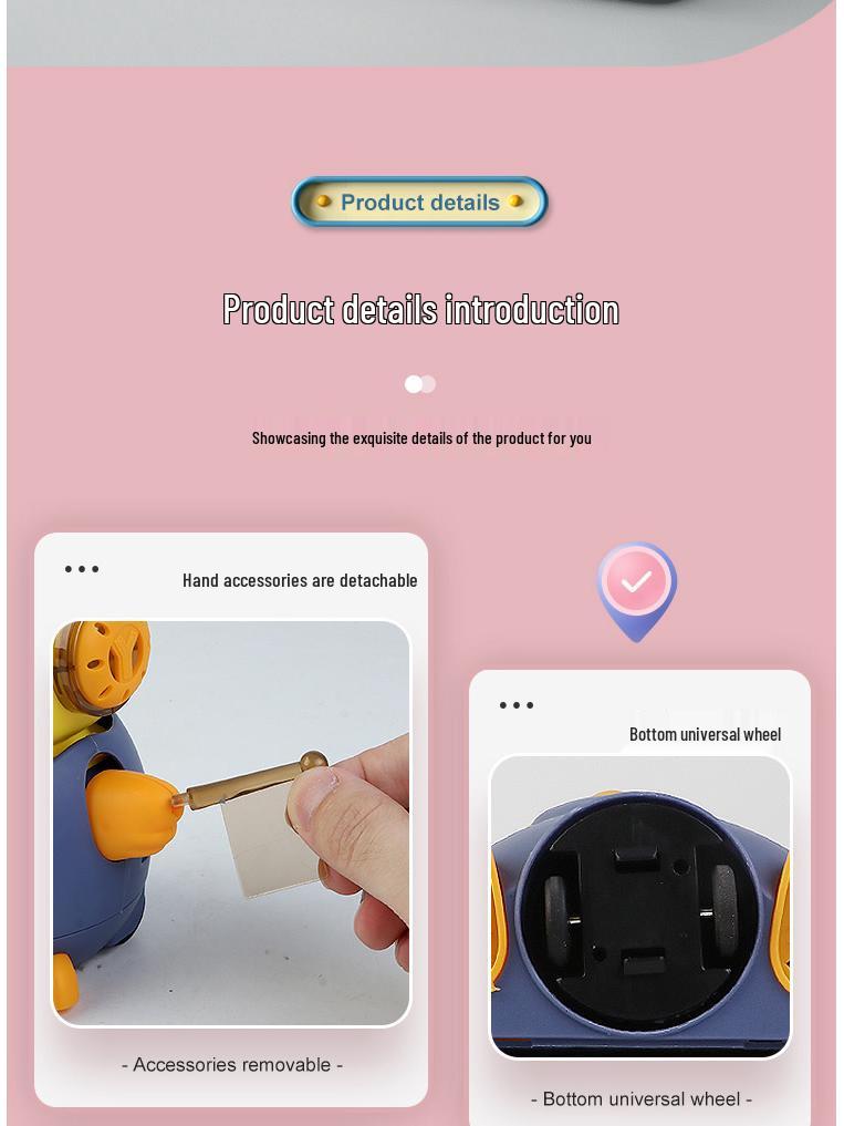 Electric Plush Toy: Educational Luminous Dancing Robot for Kids