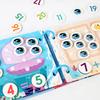 Kids Montessori Busy Book Scene Sticker DIY Puzzle Toy Hands-on Learning Cognitive Toy Reusable for Children Early Education