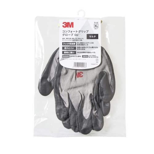 [.co.jp limited] 3M Work Gloves Comfort Grip Gloves Gray XL Size GLOVE-XL