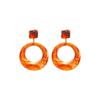 Autumn/Winter Retro Geometric Silver Needle Drop Earrings – High-End Fashion