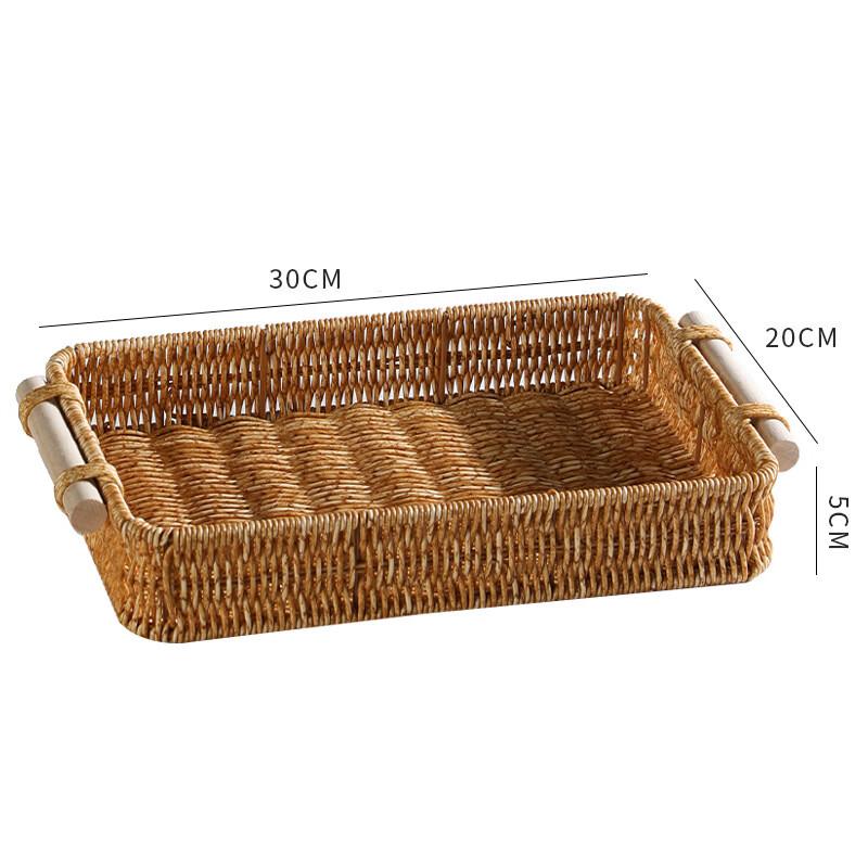 Imitation Rattan Decorative Serving Basket