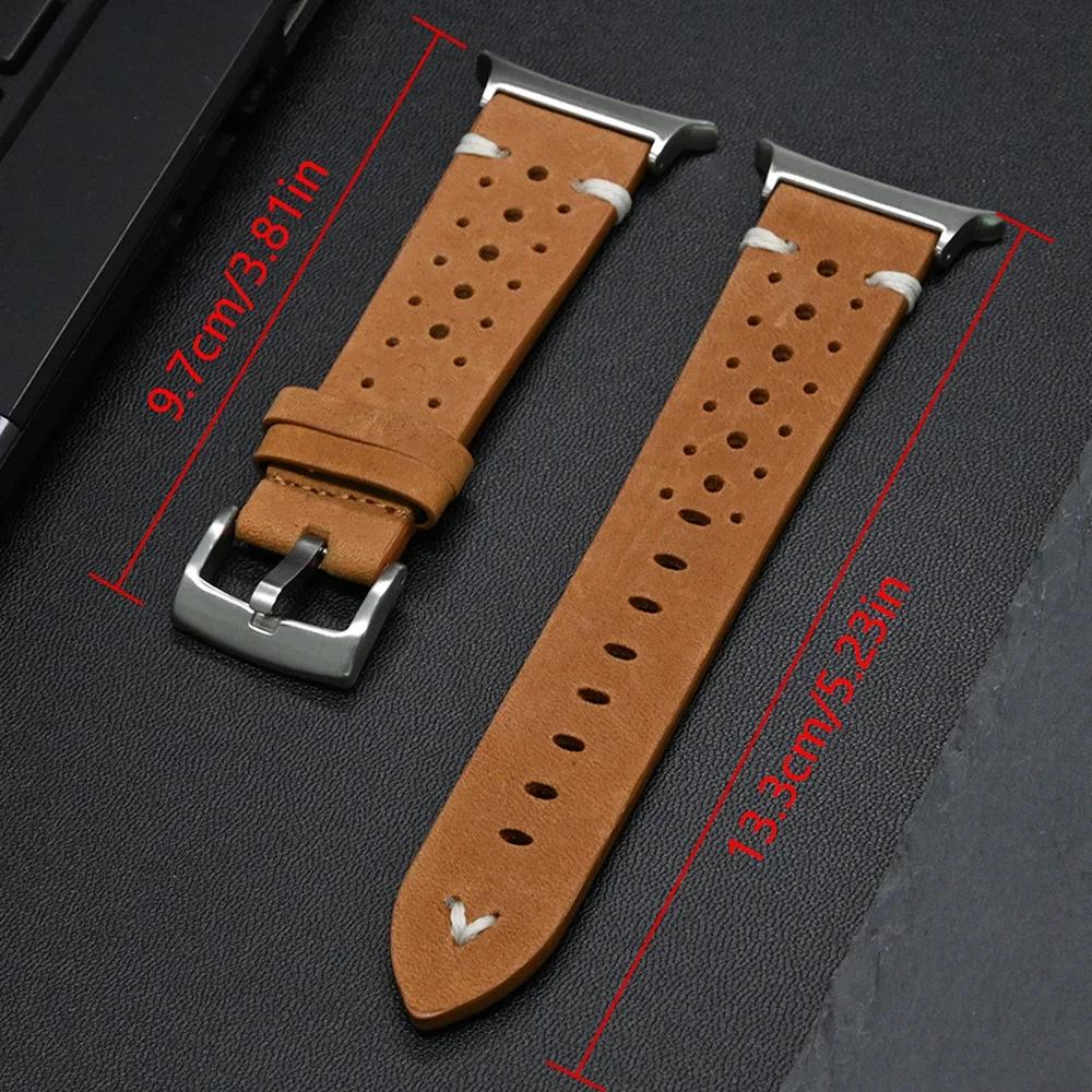 Luxus-Lederarmband für Samsung Galaxy Ultra Watch 47mm Lückenlos Business-Armband für GALAXY WATCH ULTRA 47 Gebogenes Endstück