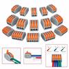 15pcs Flame Retardant Cable Connector Wire Universal Connectors Quick Terminals