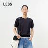 2025 Summer Round Neck Short Sleeve Knit Top