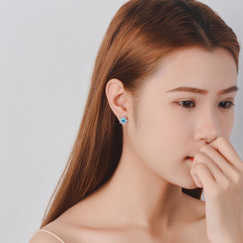 Lindon Fashion Jewelry Earring Five-pointed Women Stud Earrings Wedding Party Gifts