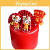 Festive Lion Dance Cake Toppers For Chinese Wedding And More