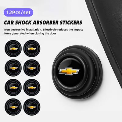 8Pcs Car Door Absorber Shockproof Anti Noise Pad Buffer Gasket For Cruze Spark Captiva Suburban Camaro Malibu Colorado