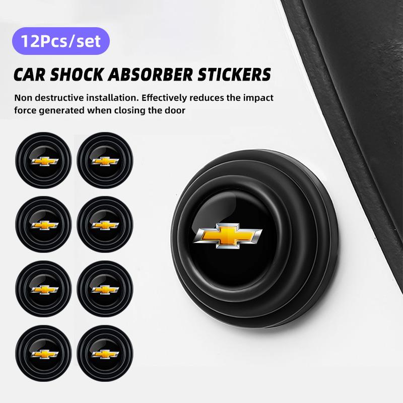 8Pcs Car Door Absorber Shockproof Anti Noise Pad Buffer Gasket For Chevrolet Cruze Spark Captiva Suburban Camaro Malibu Colorado