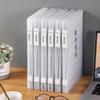 Portable A4 File Box Clear Document Storage for Case Portable Project for Case A4 Paper Organizer for Office Travel 12x9