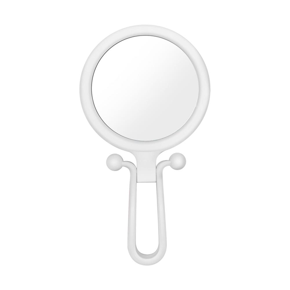 

Зеркало для макияжа с 5-кратным увеличением и подсветкой, ручное складное двухстороннее зеркало для макияжа, переносные дорожные принадлежности для макияжа