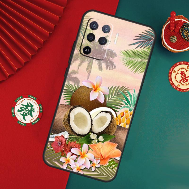 Aloha Beach Life Hawaii Case For Oppo A76 A16 A96 A17 A60 A40 A80 A98 A58 A78 A18 A38 A57 A74 A54 A94 A15 A5 A6 Pro